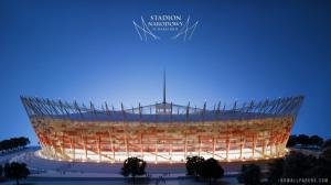Football Stadium Warsaw Euro wallpaper thumb