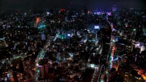 Tokyo night lights wallpaper thumb