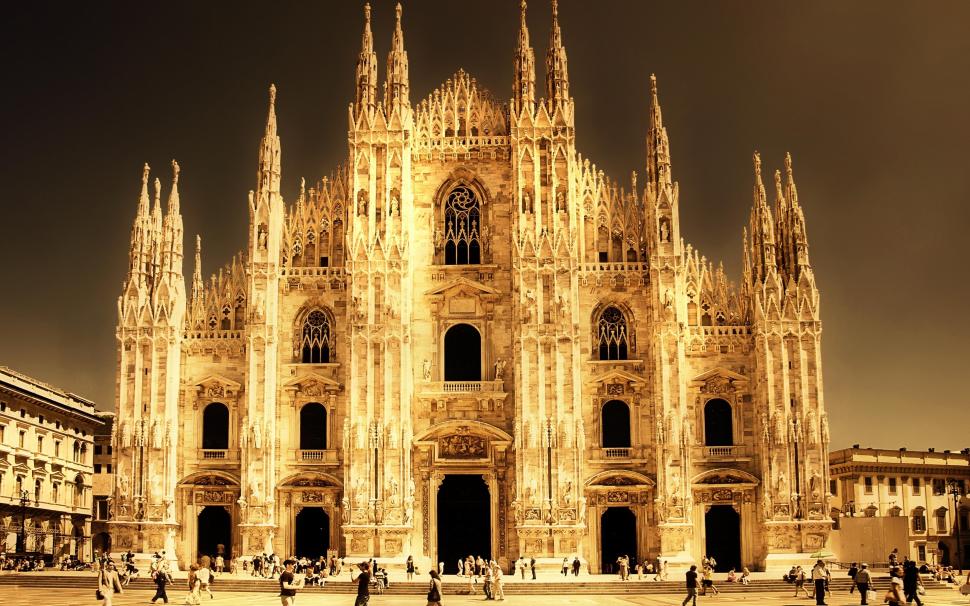 Cathedral in Milan wallpaper,milan HD wallpaper,milan cathedral HD wallpaper,2880x1800 wallpaper
