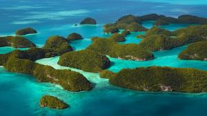 Aerial Ocean Tropical Islands HD wallpaper thumb