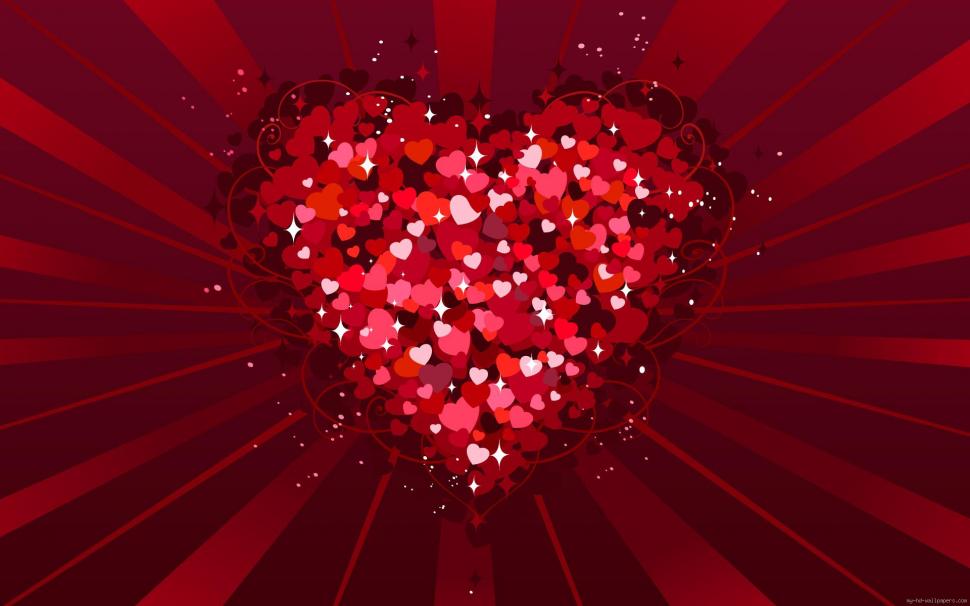 Red lot of hearts wallpaper,heart HD wallpaper,love HD wallpaper,valentine HD wallpaper,red HD wallpaper,1920x1200 wallpaper