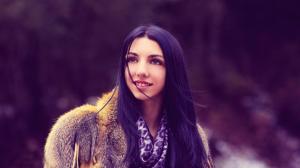 Women, Model, Snow, Fur Coats wallpaper thumb