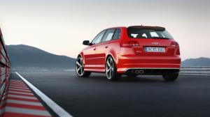 Fantastic, Audi RS3, Red Car, Rear View wallpaper thumb