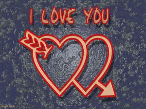 Love, Heart, Romance, Feelings, Red, Arrow, Art Design, I Love You wallpaper thumb
