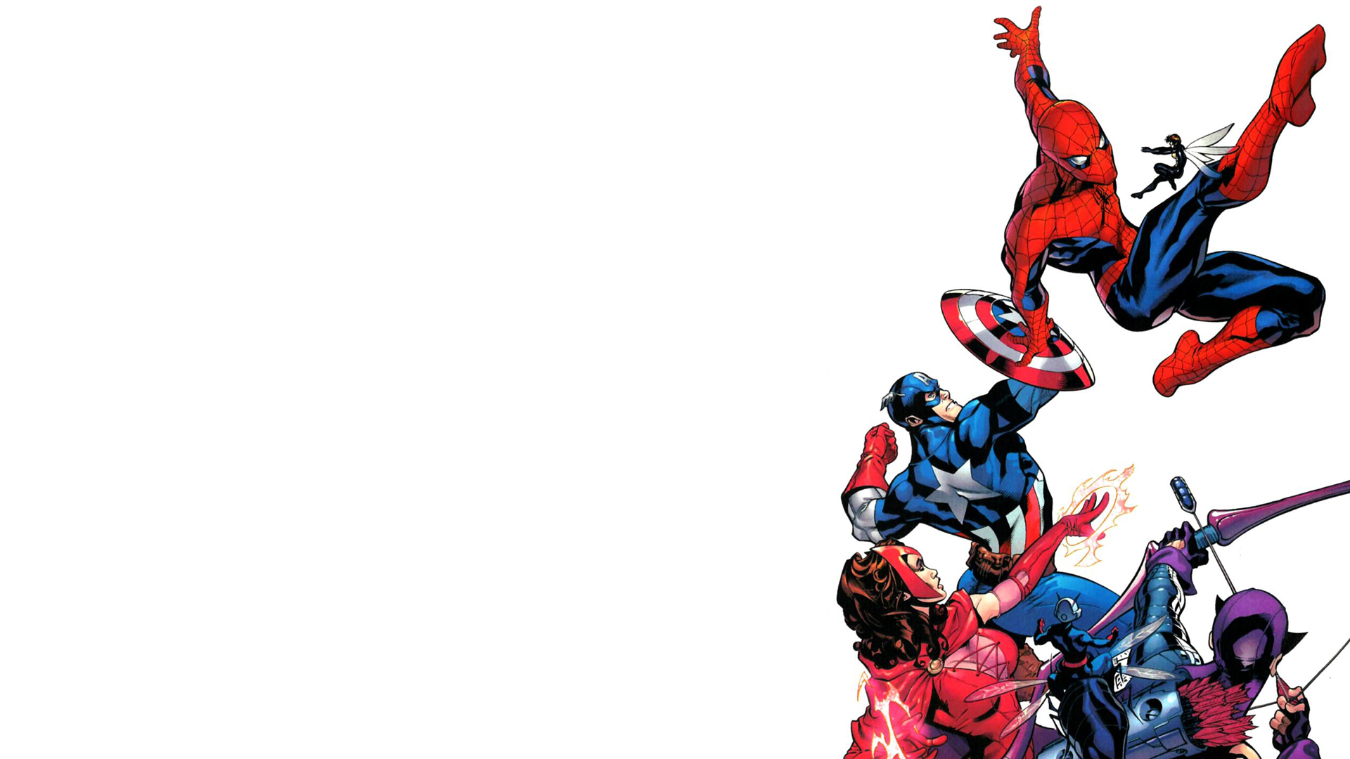 Spider-man Captain America White HD wallpaper | anime | Wallpaper Better