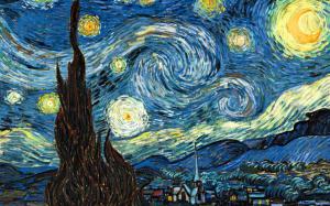 Painting, The Starry Night, Classic Art, Stars, Surreal wallpaper thumb