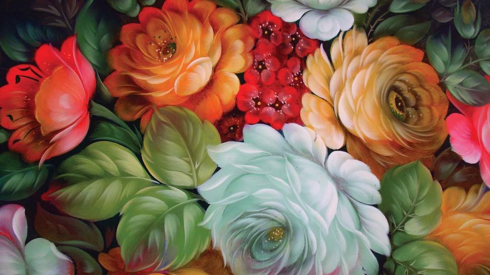 Art Paintings Flowers Bouquet High Resolution wallpaper,flowers HD wallpaper,bouquet HD wallpaper,high HD wallpaper,paintings HD wallpaper,resolution HD wallpaper,1920x1080 wallpaper