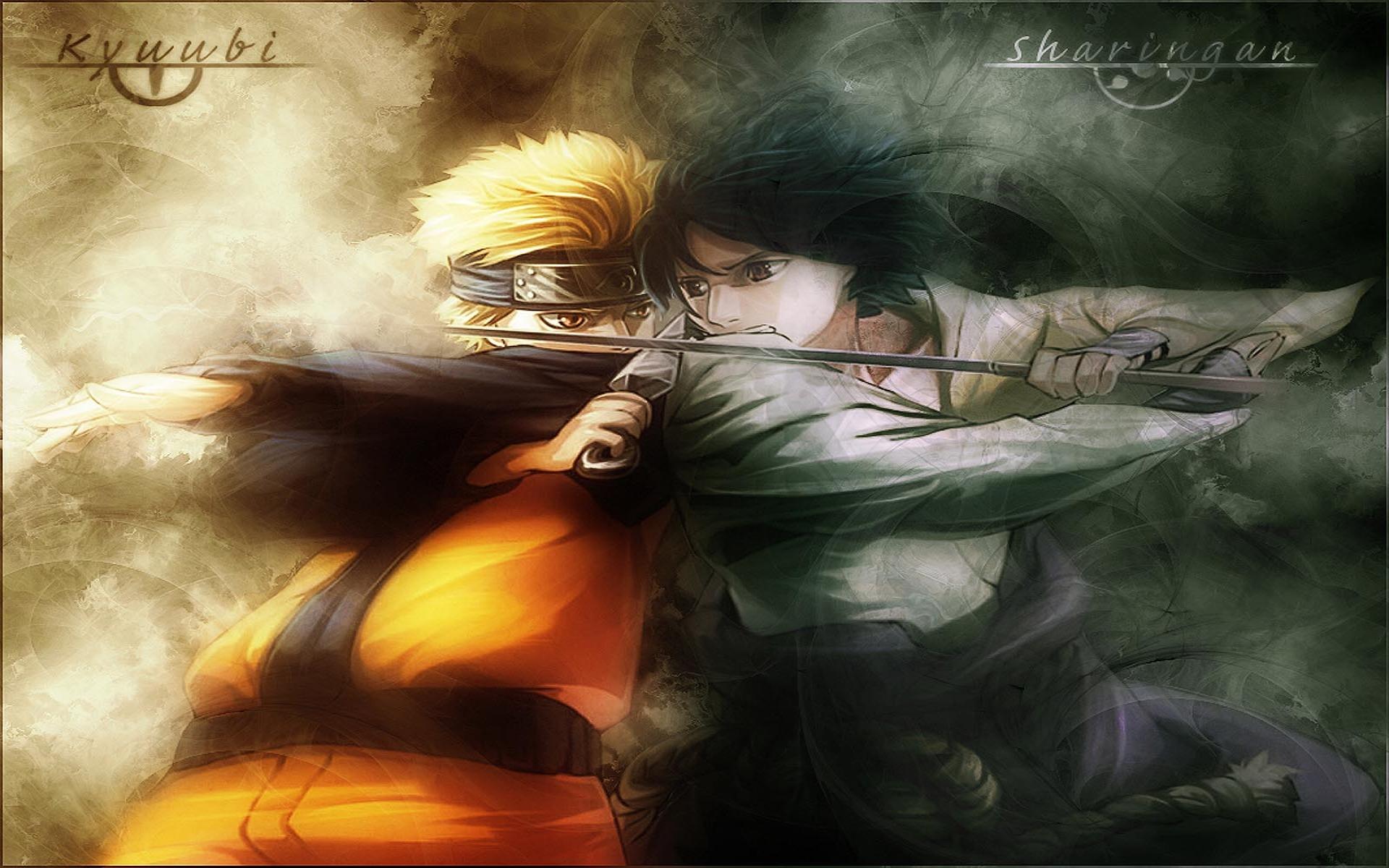 Download Wallpaper For 48x1152 Resolution Naruto Vs Sasuke Anime Wallpaper Better