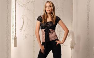 Amanda Bynes Black Dress On Action The Movie On Grey Room Painting Backgrounds Art wallpaper thumb