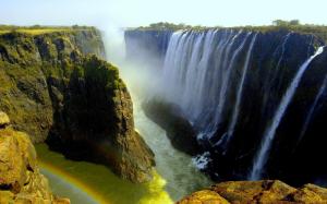 Beautiful waterfalls, Victoria Falls, Livingstone, Africa wallpaper thumb