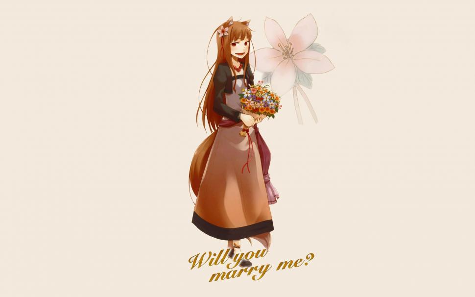 Bride Holo - Spice and Wolf wallpaper,anime HD wallpaper,2560x1600 HD wallpaper,bride HD wallpaper,spice and wolf HD wallpaper,holo HD wallpaper,2560x1600 wallpaper