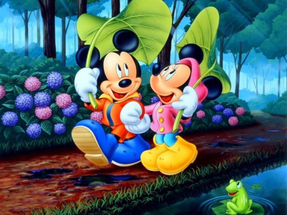 Minnie And Mickey Mouse  HQ wallpaper,cute wallpaper,mickey mouse wallpaper,minnie mouse wallpaper,walt disney wallpaper,1600x1200 wallpaper