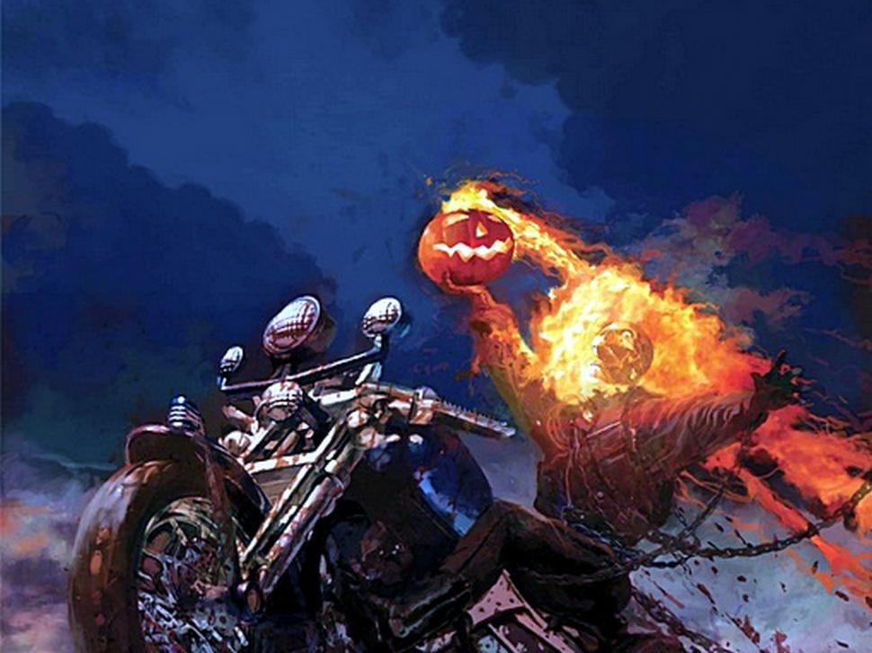 Ghost Rider HD wallpaper,comics wallpaper,ghost wallpaper,rider wallpaper,1024x768 wallpaper