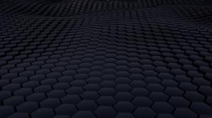 Black Honeycomb Pattern HD wallpaper thumb