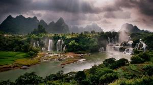 Vietnam, waterfalls wallpaper thumb