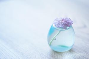 flower, vase, glass, table wallpaper thumb