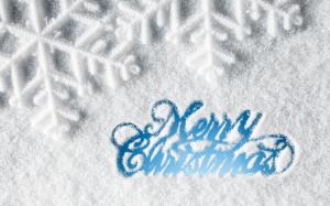 Merry Christmas Snow wallpaper thumb