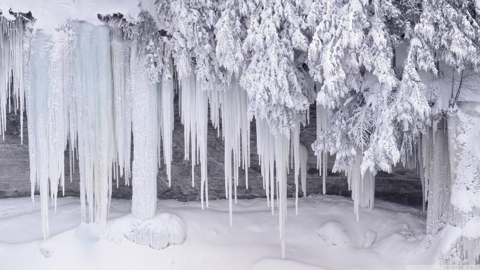 Icicles Ice Winter Snow HD wallpaper,nature HD wallpaper,snow HD wallpaper,winter HD wallpaper,ice HD wallpaper,icicles HD wallpaper,2560x1440 wallpaper