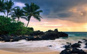 Makena Cove, Maui Island, Hawaii, secret beach wallpaper thumb