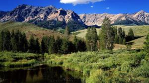 Landscapes Nature Idaho Rocky Mountains wide wallpaper thumb