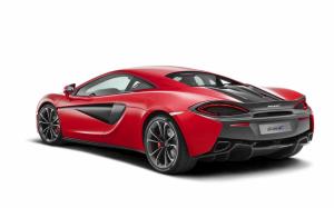 2015, McLaren 540C, Coupe, Red Car, White Background wallpaper thumb