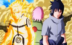Naruto, two boys wallpaper thumb