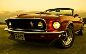 1969 Ford Mustang Convertible wallpaper thumb