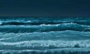 Sea, Waves, Digital Art wallpaper thumb