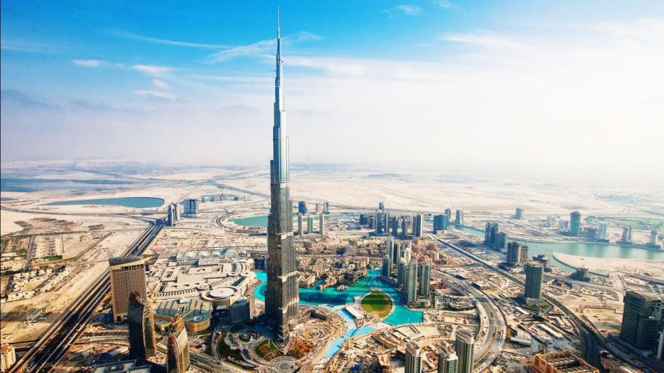 Burj Khalifa, Architecture, Cityscape wallpaper,burj khalifa wallpaper,architecture wallpaper,cityscape wallpaper,1366x768 wallpaper