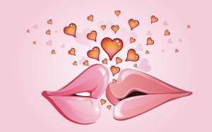 First Kiss in Love wallpaper thumb