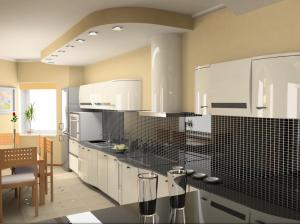 Interior Kitchen Design 3D Graphics wallpaper thumb