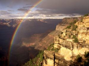Rainbow Over Canyons wallpaper thumb