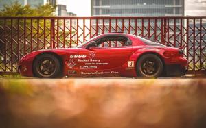 Mazda RX 7 red supercar side view wallpaper thumb