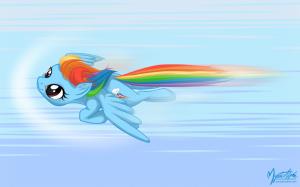 My Little Pony Rainbow Dash HD wallpaper thumb