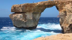 Island of Malta, Azure Window, sea, coast, waves wallpaper thumb
