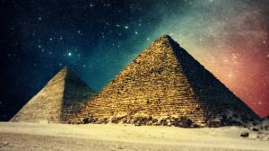 Night Pyramid Egypt  Download wallpaper thumb