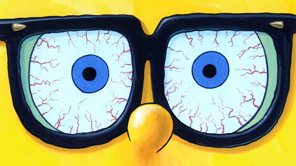 Spongebob Squarepants Glasses Eyes HD wallpaper,cartoon/comic HD wallpaper,eyes HD wallpaper,glasses HD wallpaper,spongebob HD wallpaper,squarepants HD wallpaper,1920x1080 wallpaper
