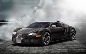 Bugatti supercar smoke wallpaper thumb