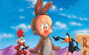 Elmer Fudd, Bugs Bunny and Daffy Duck wallpaper thumb
