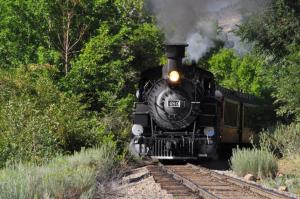 Train, Railway, Trees, Smoke wallpaper thumb