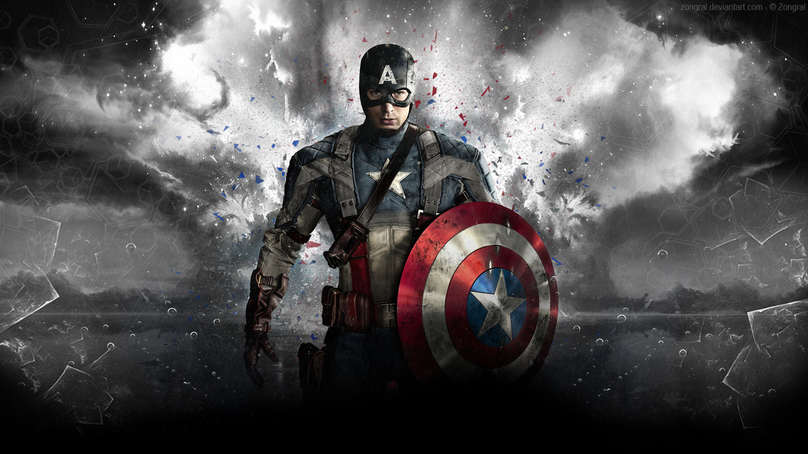 Captain America Shield Marvel Chris Evans HD wallpaper movies