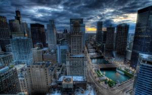 Cityscapes Chicago Hdr wallpaper thumb