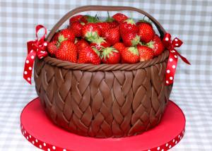 A Basket Of Strawberries wallpaper thumb