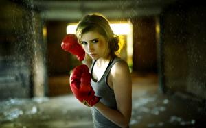 Boxing Gloves, Model, Women wallpaper thumb