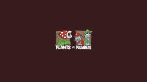Plants vs Plumbers Mario Zombies HD wallpaper thumb