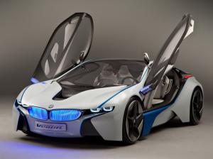 BMW concept car, open wings wallpaper thumb
