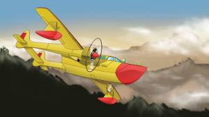 Tailspin Airplane Plane HD wallpaper thumb