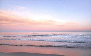 Sunrise Sea Shore Waves Landscape High Resolution Images wallpaper thumb