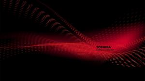 Toshiba red wave wallpaper thumb