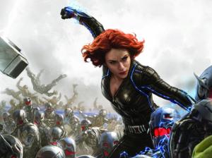 The Avengers Age of Ultron - Scarlett Johansson HD wallpaper thumb